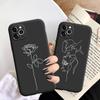 Fashion Art Abstract David Lines Face Phone Case for IPhone 13 12 11 Pro Max XR X Xs 8 7 Plus 6s SE20 Soft Silicone Cover Shell