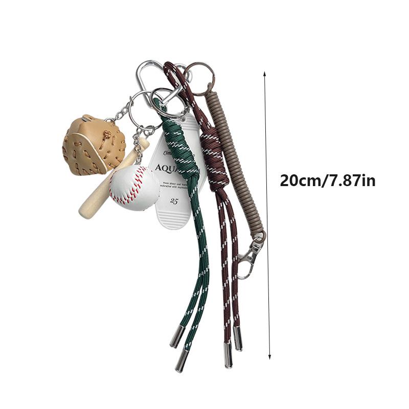 Yogodlns Элегантный кулон в виде бейсбольной сумки Стильный аксессуар для сумки для женщин Плетеная веревка Сумка-подвеска Аксессуары для сумок Запасные части для сумок