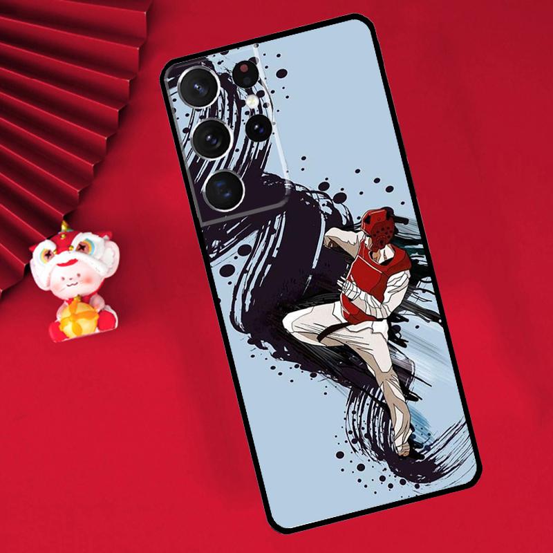 Чехол Kungfu Taekwondo для Samsung Galaxy S24 S23 S25 S26 Ultra S20 FE S21 S22 Plus S10 S25 FE Cover Funda