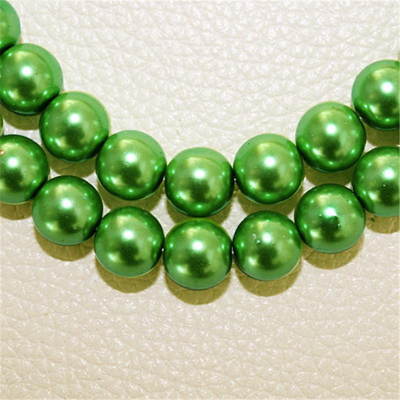 Стеклянные бусины для изготовления ювелирных изделий, украшения текстиля, диаметр 4/6/8 мм