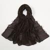 Малайзия Индонезия Новая Жемчужная Цепочка Шифоновый Платок Шаль Тюрбан Повязки на Голову