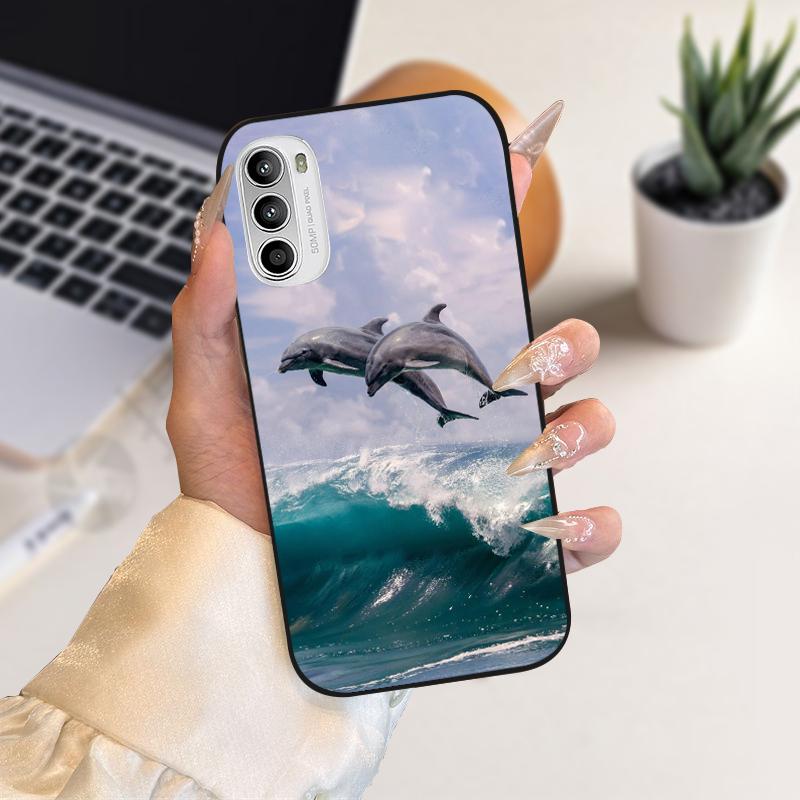 Мультяшные чехлы с животными для Motorola G52 4G, бампер на Moto G82 G71s 5G, мягкий силиконовый чехол для телефона Motorola G 82, Coque Fundas