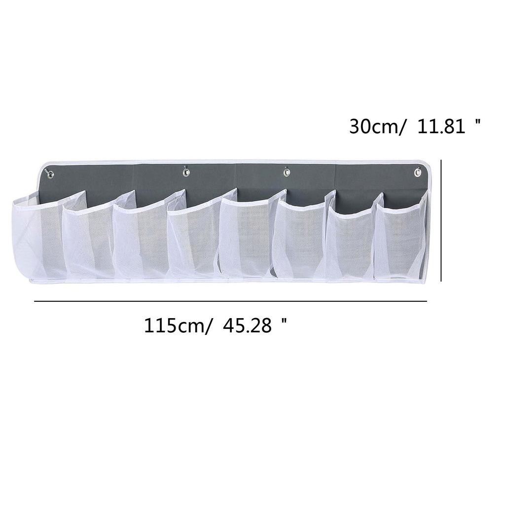 Компактная прикроватная сумка для хранения Практичный настенный органайзер Прочный органайзер-карман для обуви, канцелярских товаров и многого другого