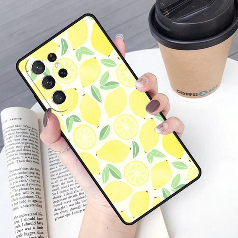 Чехол для телефона Фрукт Лимон Для Samsung Galaxy S24 S25 Ultra S21 S22 Ultra S10E Note 10 Plus Note 20 FE S23