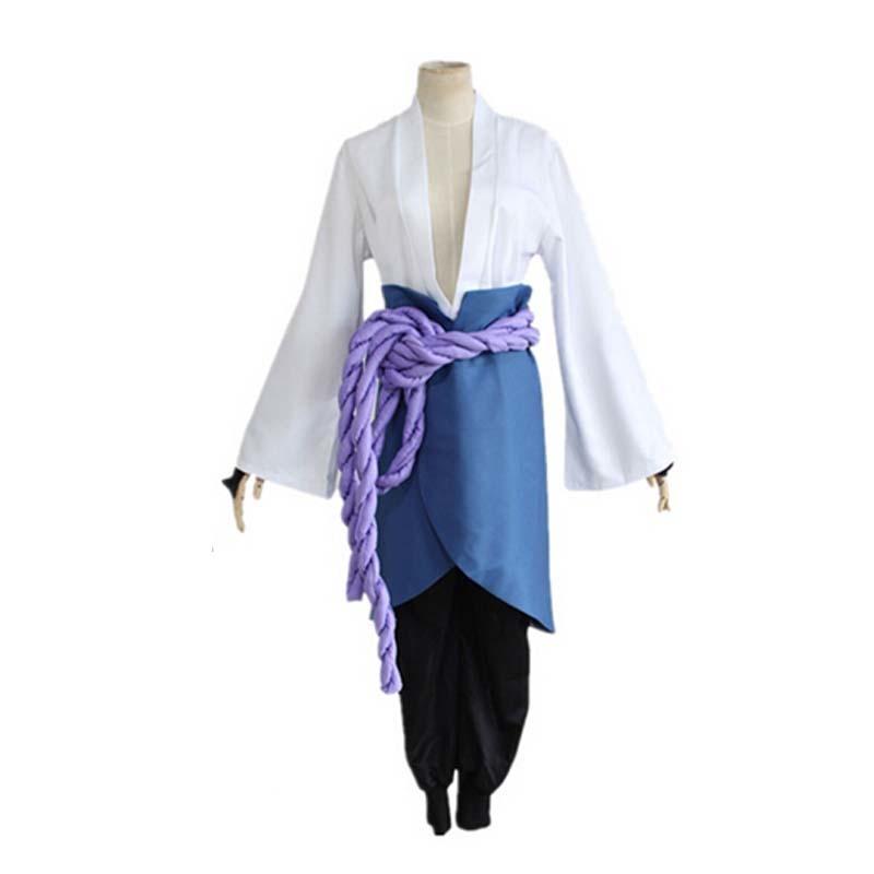 Full Set Uchiha Sasuke Cosplay Costume Anime Cartoon Shippuden Third Generation Clothes Halloween Party