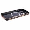 For iPhone 14 Pro Max TPU Case 6D Electroplating Love Heart Cover Compatible with MagSafe