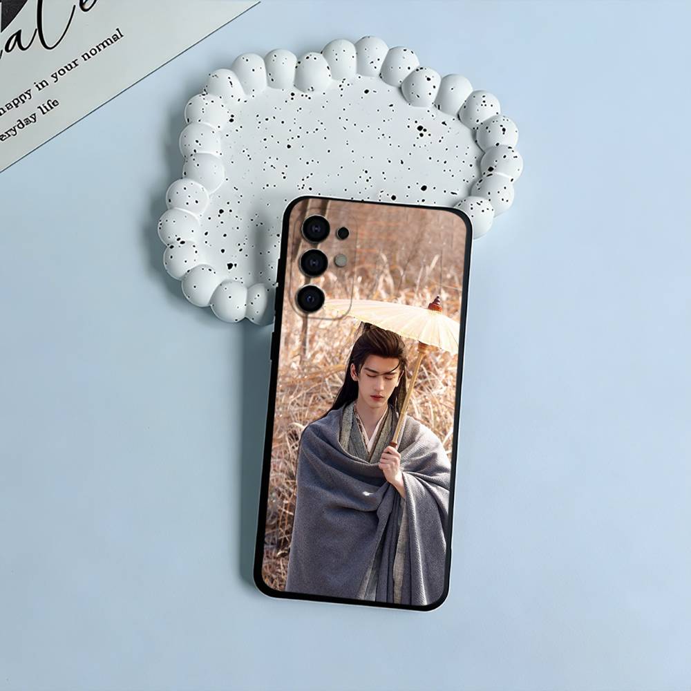 Чехол для телефона Zhang Linghe & Tian Xiwei для Samsung S25,S24,S21,S22,S23,S30,Ultra,S20,Plus,Fe,Lite, Черный Мягкий Силикон