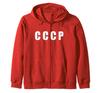СССР Советский Союз Хоккейная форма 1980 Винтажная Ретро Толстовка на молнии