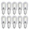 10PCS LED E12 Light Bulb Glass Small Ceiling Lamp Bulb 500LM Wall Lamp Bulb for Bedroom Office 220V