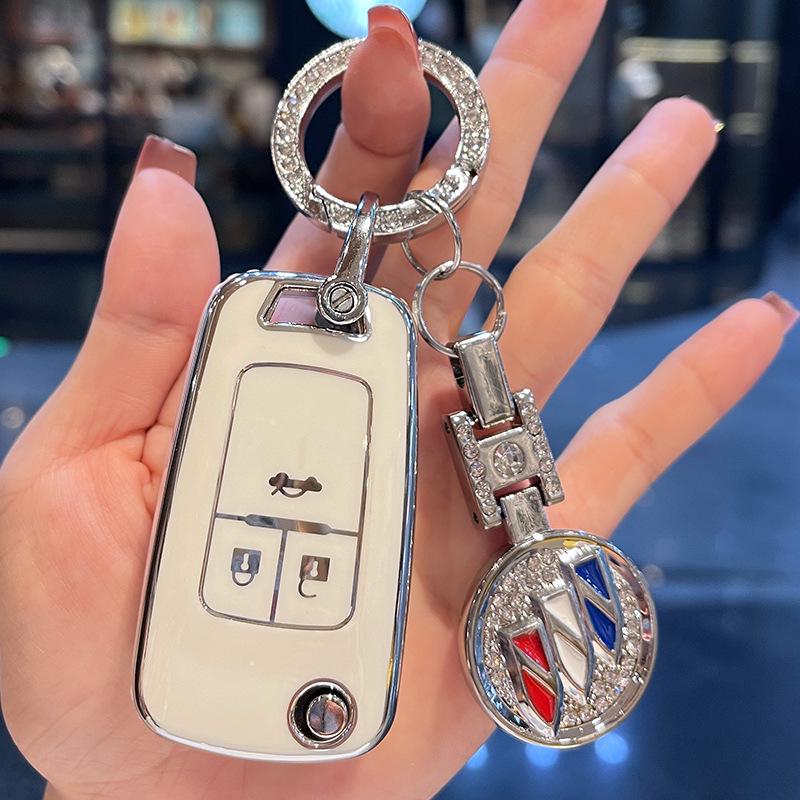 Женский чехол для ключа автомобиля для Buick: Excelle, Regal, Verano, LaCrosse, Envision S