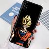 Case For Samsung Galaxy A52 A12 A32 A51 A21s A71 A13 A53 A22 A31 A72 A03 A02s A41 Black Phone Shell Anime-Dragon-Ball