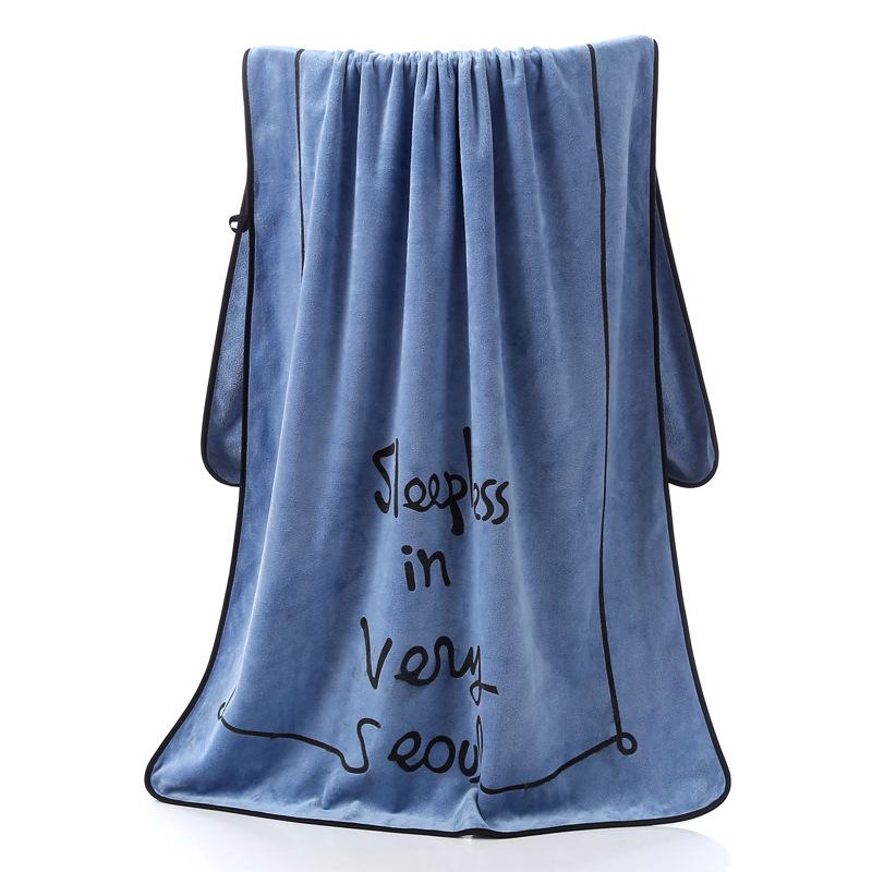 Коралловое бархатное банное полотенце, плотное, мягкое, 70 x 140 см, MIT