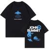 Футболка John Summit Tour Crewneck Streetwear Футболки для женщин и мужчин в стиле хип-хоп унисекс модные свободные повседневные топы Harajuku с коротким рукавом