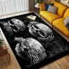 Skull Art Living Room Nonslip Area Rug Soft Carpet For Bedroom Game Playroom Sofa Office Home Decor Doormat Christmas Gift C9302225