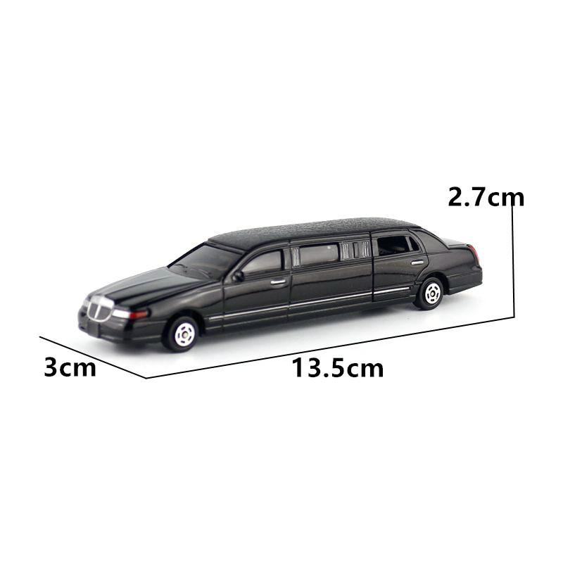 Модель автомобиля Lincoln в масштабе 1/36, удлиненная, из сплава, детская игрушечная модель автомобиля, симуляция, стретч-лимузин Lincoln, коллекционная игрушка, детский подарок