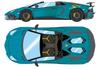 Makeup EIDOLON Lamborghini Aventador SV Roadster 2015 Artemis Green Large SV Finished Product 1/18 LP750-4 (Yellow Logo)