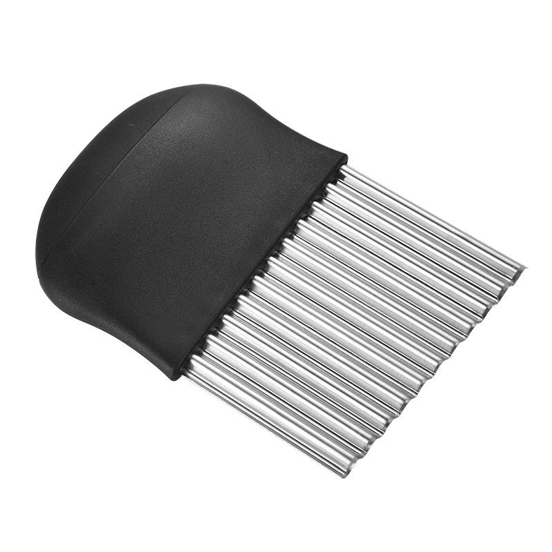 Резак для картофеля, чипсов, машина для жарки картофеля, овощечистка, нож для резки теста, фруктов, овощей, кухонные аксессуары, нож, измельчитель, морщинистая волнистая слайсер