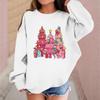 Children's Fashionable Casual Long-sleeved Loose Christmas Print Pullover Sweatshirt
