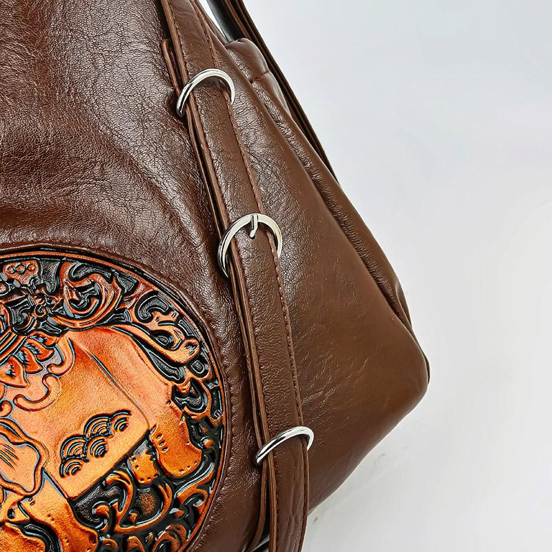 Сумка женская ретро сумка подмышкой рюкзак многофункциональная сумка через плечо сумка трехцелевого назначения