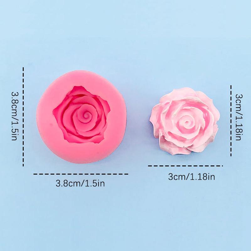 3D Красивые Розы Силиконовая Форма DIY Инструменты для Украшения Шоколадного Торта Фондант Украшение Свадебного Торта Цветы Форма для Мыла