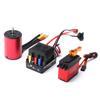 5200KV Brushless Motor 3650 Waterproof Motor with 60A Brushless ESC 2 4S Lipo 25KG Digital Servo for 1 8 1 10 RC Car