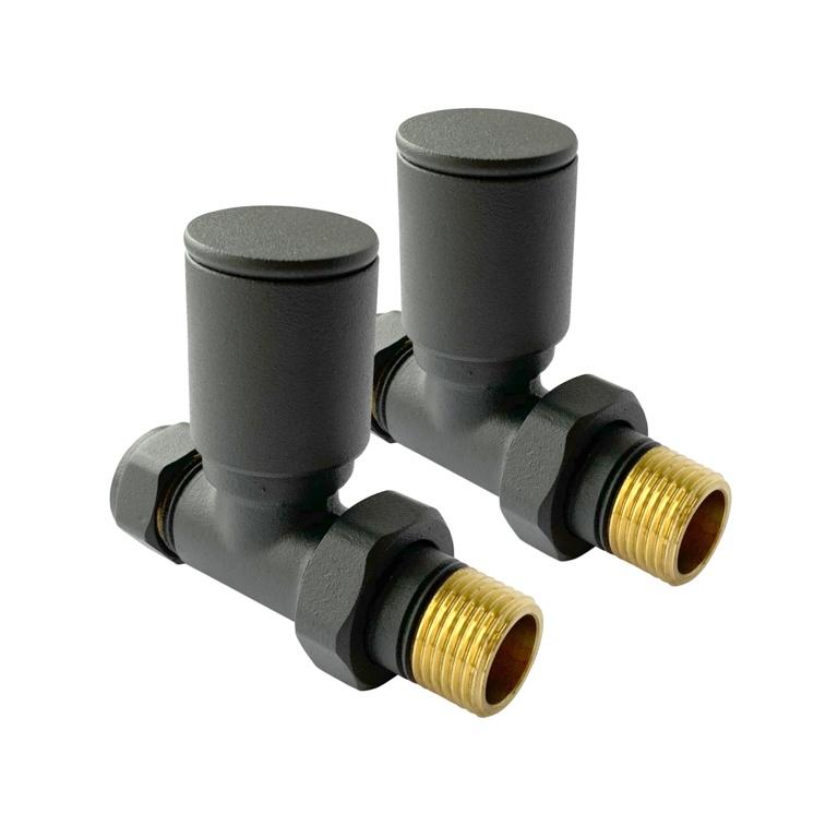 Kartell Straight Radiator Valve (Pack of 2)