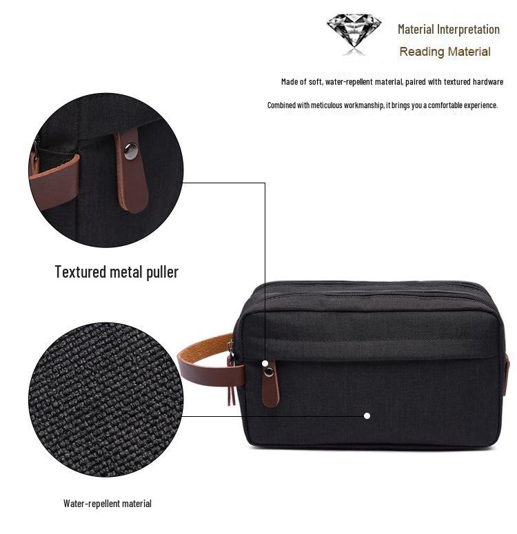 Мужская водонепроницаемая портативная ретро косметичка с большой вместимостью