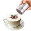 Stainless Steel Sprinkle Cocoa Cinnamon Sugar Gauze Mesh Jar Seasoning Bottle Cafe Powder Duster Pepper Shaker Can Powder Sieve