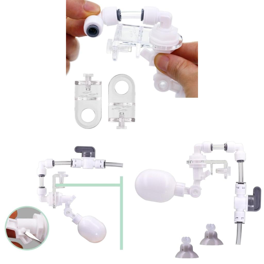 Auto Water Filler Plastic Non Electric Water Level Controller Auto-top-Off System Adjustable Float for Valve Easy Mounti