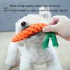 Игрушка для собак в форме моркови, хлопковая веревка, жевательная игрушка для домашних животных, устойчивая к укусам, чистка зубов, игрушка для моляров собаки, игрушка для домашних животных