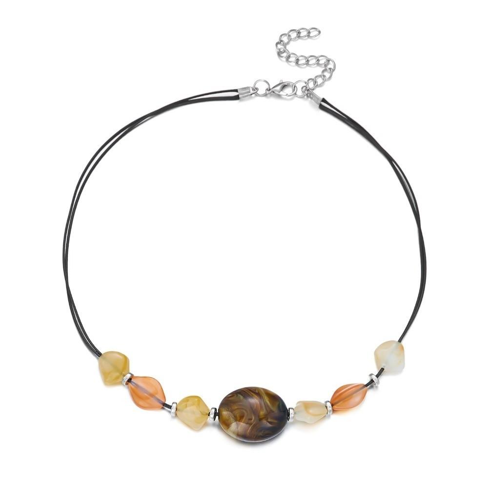 Irregular Beaded Necklace Handmade Irregular Necklace Accessories Geometry Necklace Bohemian