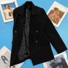 Autumn British Style Letter Embroidery White Women Coat And Jackets Long Sleeve Black Blazers
