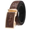 3 Bone Крокодиловый узор, мужской именной ремень, мужской ремень, ремень из коровьей кожи Ly36-2 2281-3