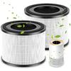 Сменный фильтр AP-S0610L, совместимый с очистителем воздуха MOOKA AP-S0610L, настоящий HEPA-фильтр H13, 3-ступенчатая система фильтрации, 2 шт.