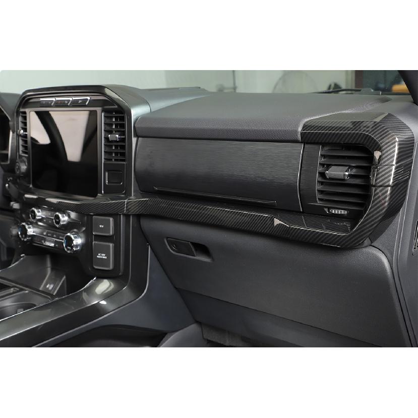 Наклейки на центральную консоль приборной панели автомобиля для Ford F150 2022 2023 молдинги для внутреннего укладки