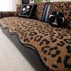 Light Luxury High-End Leopard Print Sofa Cushion, Universal Non-Slip Seat Cushion In All Seasons, New Sofa Cover Cover Cloth Towel