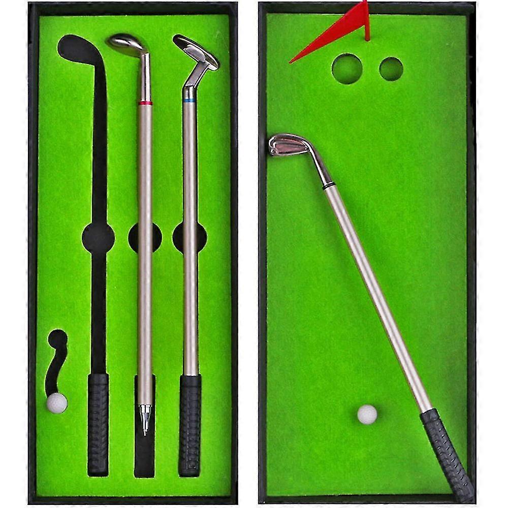 Mini Golf Club Ballpoint Pen Set
