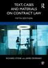 The Text, Cases and Materials On Contract Law Book