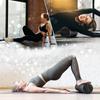 Yes4All Medium Firm Round PE Foam Rollers in 30, 45, 60, and 90 cm for Pilates, Yoga, Stretching, Balance & Core Exercises
