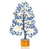 Lapis Lazuli Crystal Tree Good Luck Showpiece for Home Decor Items Crystals Gemstones Bonsai Money Tree for Good Luck, Decoration Gift Item,