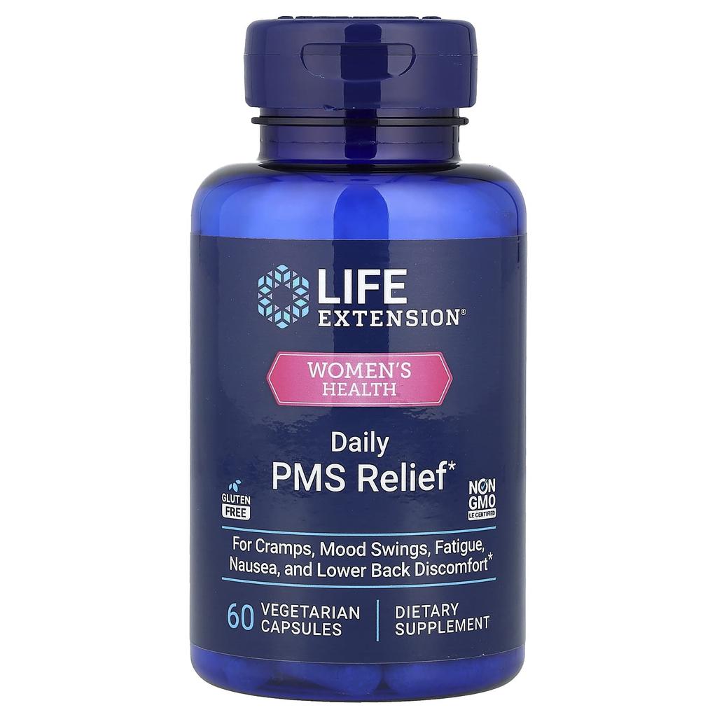 Women's Health, Daily Pms Relief, 60 Veggie Capsules