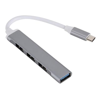C809 Тип C USB-концентратор 4-портовый адаптер USB 3.0 для концентратора данных Портативный концентратор USB 3.0 Удлинительный кабель-разветвитель 4