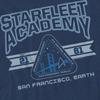 STAR TREK Unisex Adult Starfleet Academy Earth T-Shirt