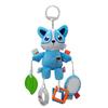Newborn Baby Stroller Pendant Wind Chime Baby Bed Bell Bed Hanging Rattle Bed Winding Plush Soothing Toy with Teether Toy Gifts