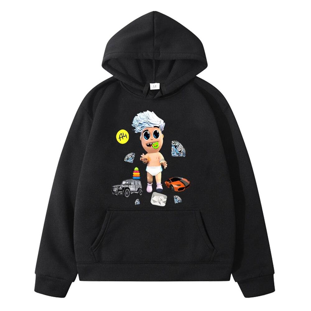 Толстовка Merch A4 с принтом ягненка в стиле аниме, осенний свитшот y2k sudadera, флисовый пуловер, повседневная куртка, толстовки с капюшоном Vlad A4, детская одежда для девочек