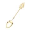 Jam Spoon Heat Resistant Hollow Out Multifunctional No Odor Comfortable Grip Dinning Vintage Flower Carving