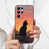 Чехол для телефона с узором космонавта для Samsung Galaxy S25 Ultra Чехлы для Galaxy S 25 Ultra Мягкий силиконовый корпус Черный TPU Fundas
