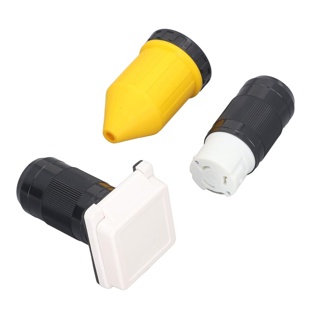 Комплект вилок для розеток для автофургона 50 ампер, электрическая розетка с разъемом, вилкой, кольцом для шнура, 125 В