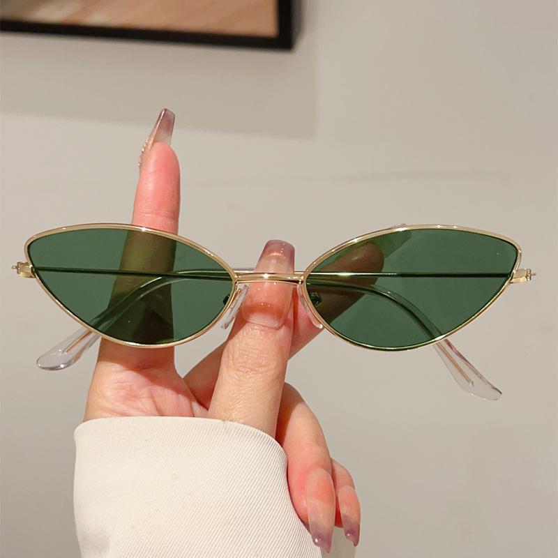 Винтажные солнцезащитные очки «кошачий глаз» женские Новая модная декоративная повседневная модель Ретро трендовый дизайн люксового бренда Солнцезащитные очки