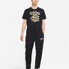 Nike Футболка с круглым вырезом Lebron Strive For Greatness Basketball Print для мужчин, черная DD0786-011